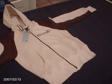 G-star R. vest Bruin/ecreu Mt: S